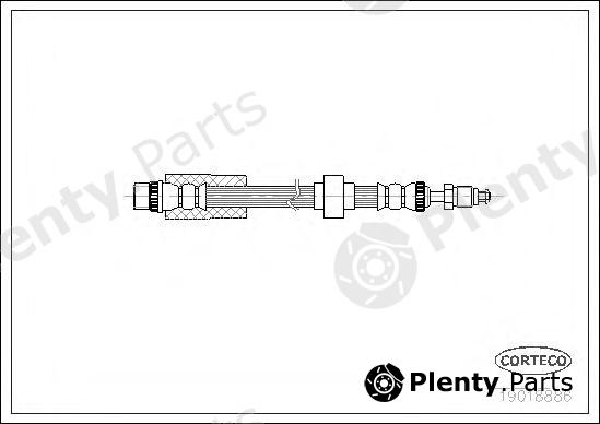  CORTECO part 19018886 Brake Hose