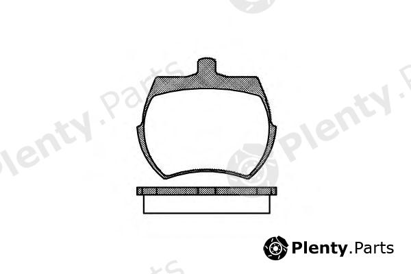  REMSA part 0050.00 (005000) Brake Pad Set, disc brake