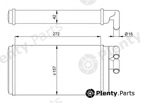  NRF part 50602 Heat Exchanger, interior heating