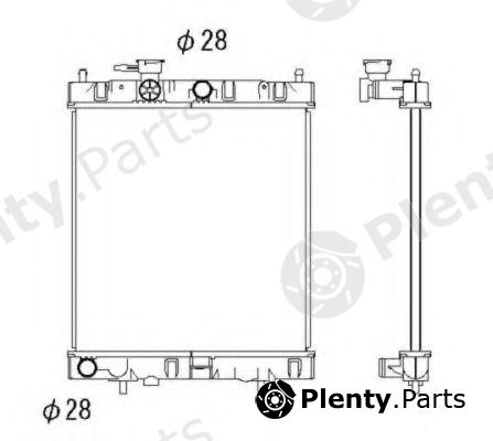  NRF part 52060 Radiator, engine cooling