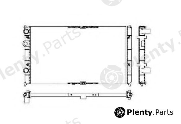  NRF part 53632 Radiator, engine cooling