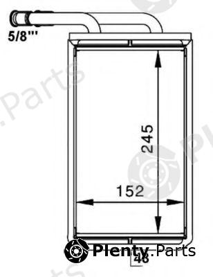  NRF part 54234 Heat Exchanger, interior heating