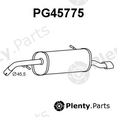  VENEPORTE part PG45775 End Silencer