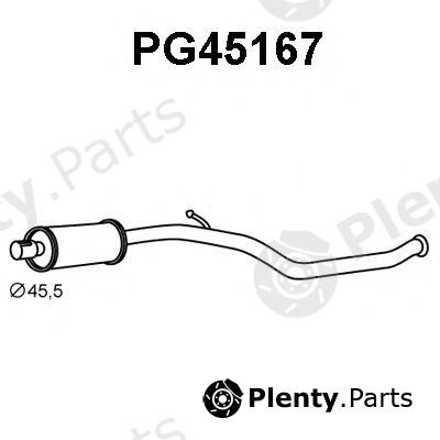  VENEPORTE part PG45167 Front Silencer