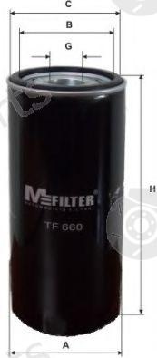  MFILTER part TF660 Oil Filter
