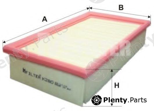  MFILTER part K280 Air Filter
