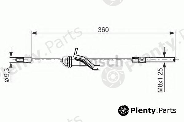  BOSCH part 1987482279 Cable, parking brake