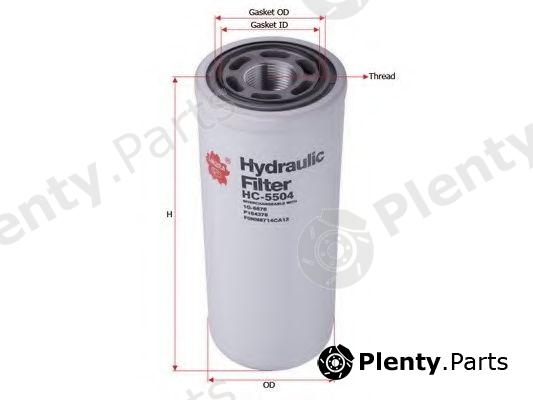  SAKURA part HC5504 Filter, operating hydraulics