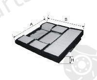  GOODWILL part AG569CF Filter, interior air