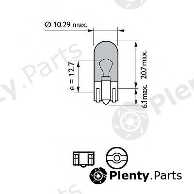  PHILIPS part 12961NBVB2 Bulb, reading light
