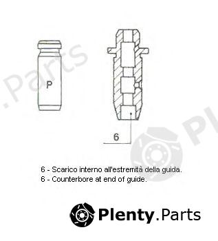  METELLI part 01-S3008 (01S3008) Valve Guides