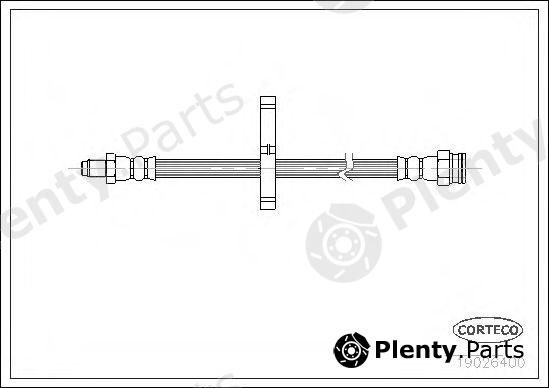  CORTECO part 19026400 Brake Hose