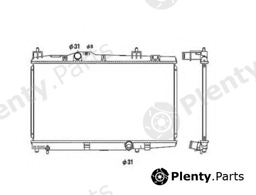  NRF part 53449 Radiator, engine cooling