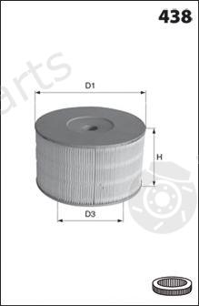  MECAFILTER part EL9175 Air Filter