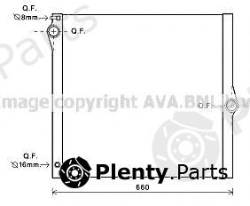  AVA QUALITY COOLING part BWA2436 Radiator, engine cooling