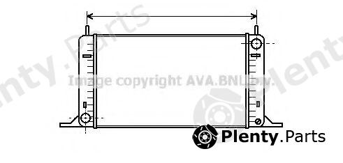  AVA QUALITY COOLING part FD2096 Radiator, engine cooling
