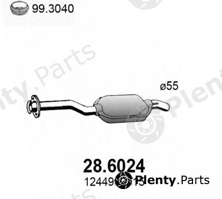  ASSO part 28.6024 (286024) Middle Silencer
