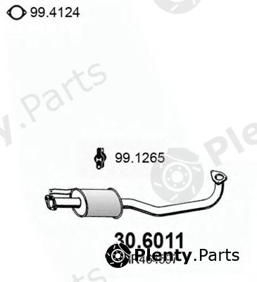  ASSO part 30.6011 (306011) Middle Silencer