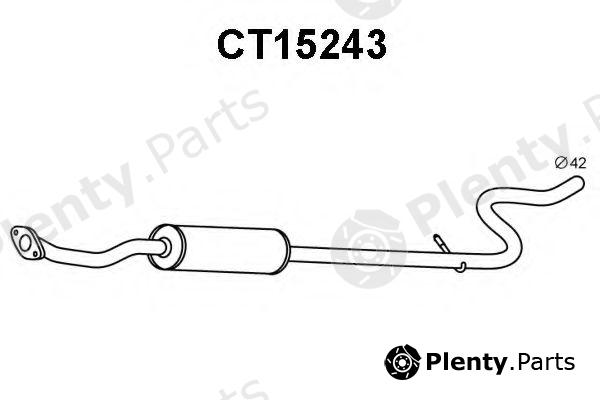  VENEPORTE part CT15243 Front Silencer