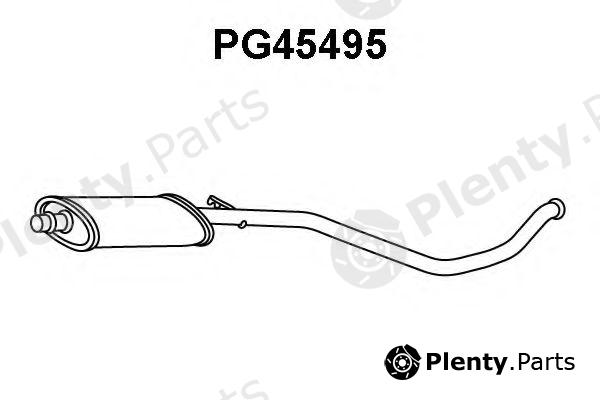  VENEPORTE part PG45495 Front Silencer