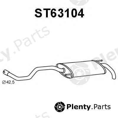  VENEPORTE part ST63104 End Silencer
