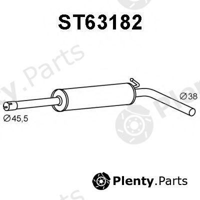  VENEPORTE part ST63182 Middle Silencer