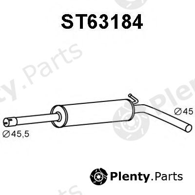  VENEPORTE part ST63184 Middle Silencer