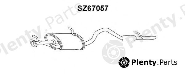  VENEPORTE part SZ67057 End Silencer