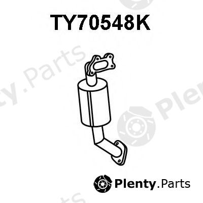  VENEPORTE part TY70548K Catalytic Converter