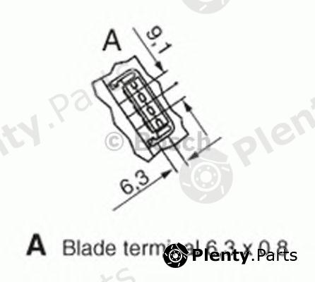  BOSCH part 0390442410 Wiper Motor