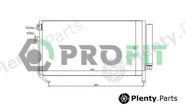  PROFIT part PR2028C1 Condenser, air conditioning