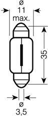  OSRAM part 6418ULT Bulb, reading light