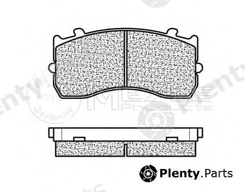  MEYLE part 0252904827 Brake Pad Set, disc brake