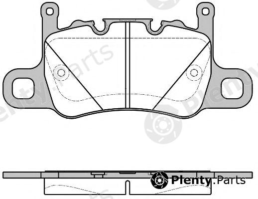  REMSA part 1598.00 (159800) Brake Pad Set, disc brake
