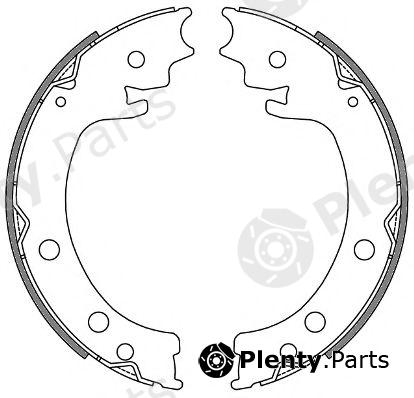  REMSA part 4629.00 (462900) Brake Shoe Set, parking brake