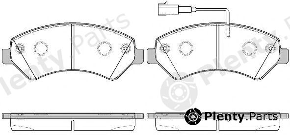  REMSA part 1275.22 (127522) Brake Pad Set, disc brake
