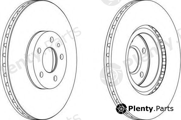  WAGNER part WGR0156-1 (WGR01561) Brake Disc