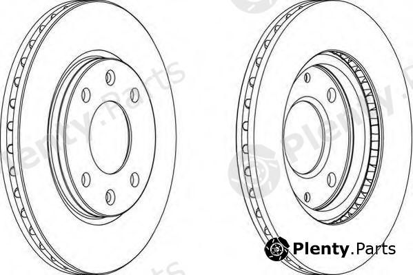  WAGNER part WGR0214-1 (WGR02141) Brake Disc