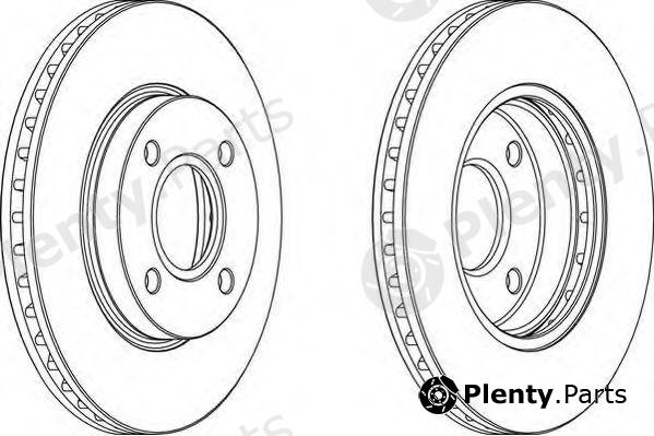  WAGNER part WGR0364-1 (WGR03641) Brake Disc
