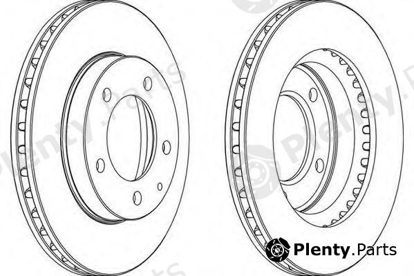  WAGNER part WGR0496-1 (WGR04961) Brake Disc