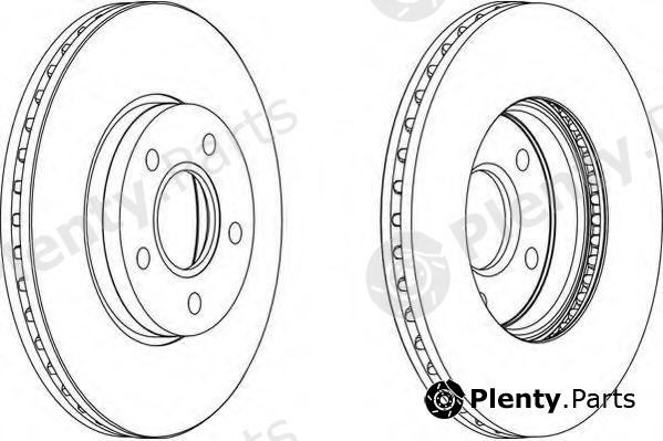  WAGNER part WGR1222-1 (WGR12221) Brake Disc