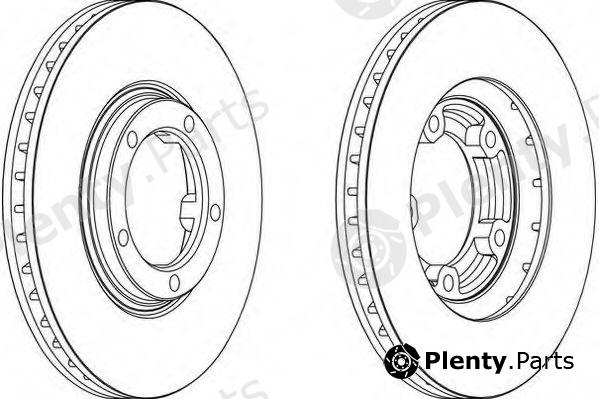  WAGNER part WGR14041 Brake Disc