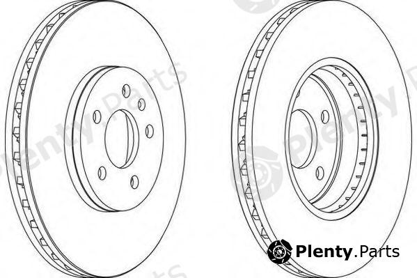  WAGNER part WGR1664-1 (WGR16641) Brake Disc