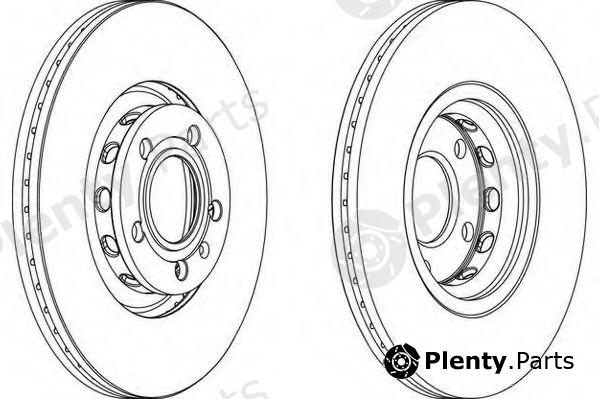  WAGNER part WGR1707-1 (WGR17071) Brake Disc