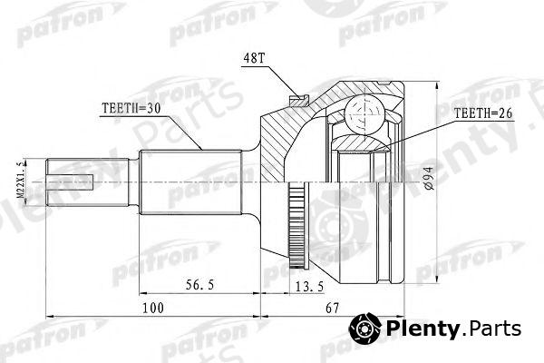  PATRON part PCV1436 Joint Kit, drive shaft