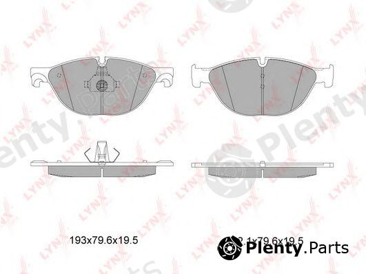  LYNXauto part BD-1431 (BD1431) Brake Pad Set, disc brake