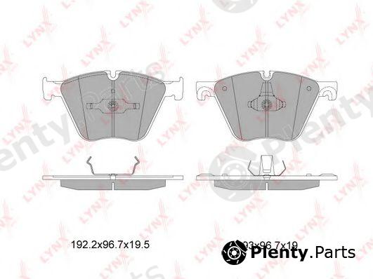  LYNXauto part BD-1432 (BD1432) Brake Pad Set, disc brake