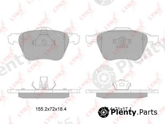  LYNXauto part BD-7818 (BD7818) Brake Pad Set, disc brake
