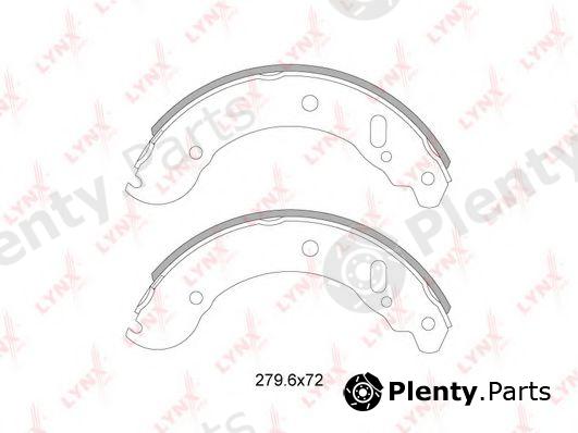  LYNXauto part BS-4604 (BS4604) Brake Shoe Set