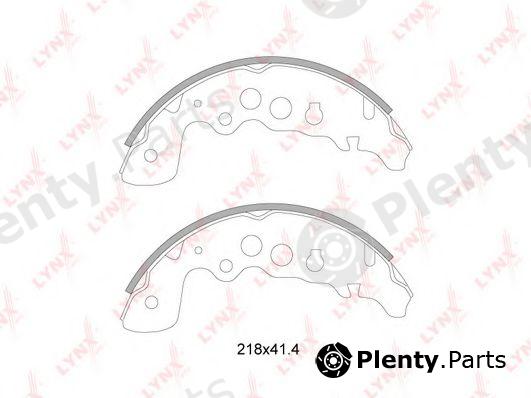  LYNXauto part BS-7305 (BS7305) Brake Shoe Set